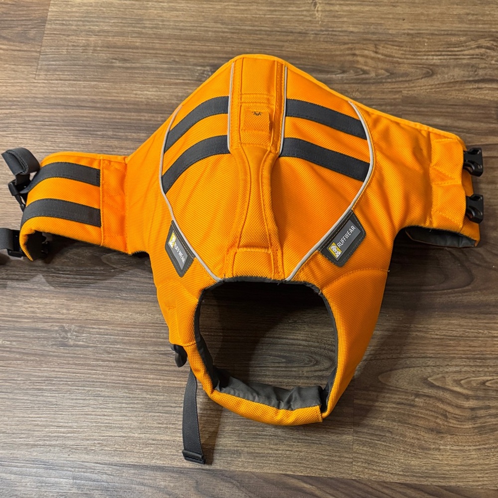 RuffWear Vibrant Orange Dog Float Coat - Picture 3 of 7
